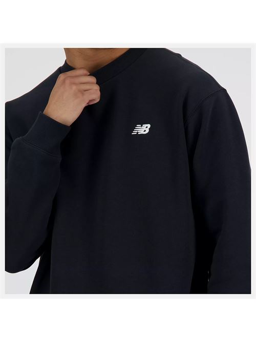 sport essentials fleece crew NEW BALANCE | MT41510BKBLACK